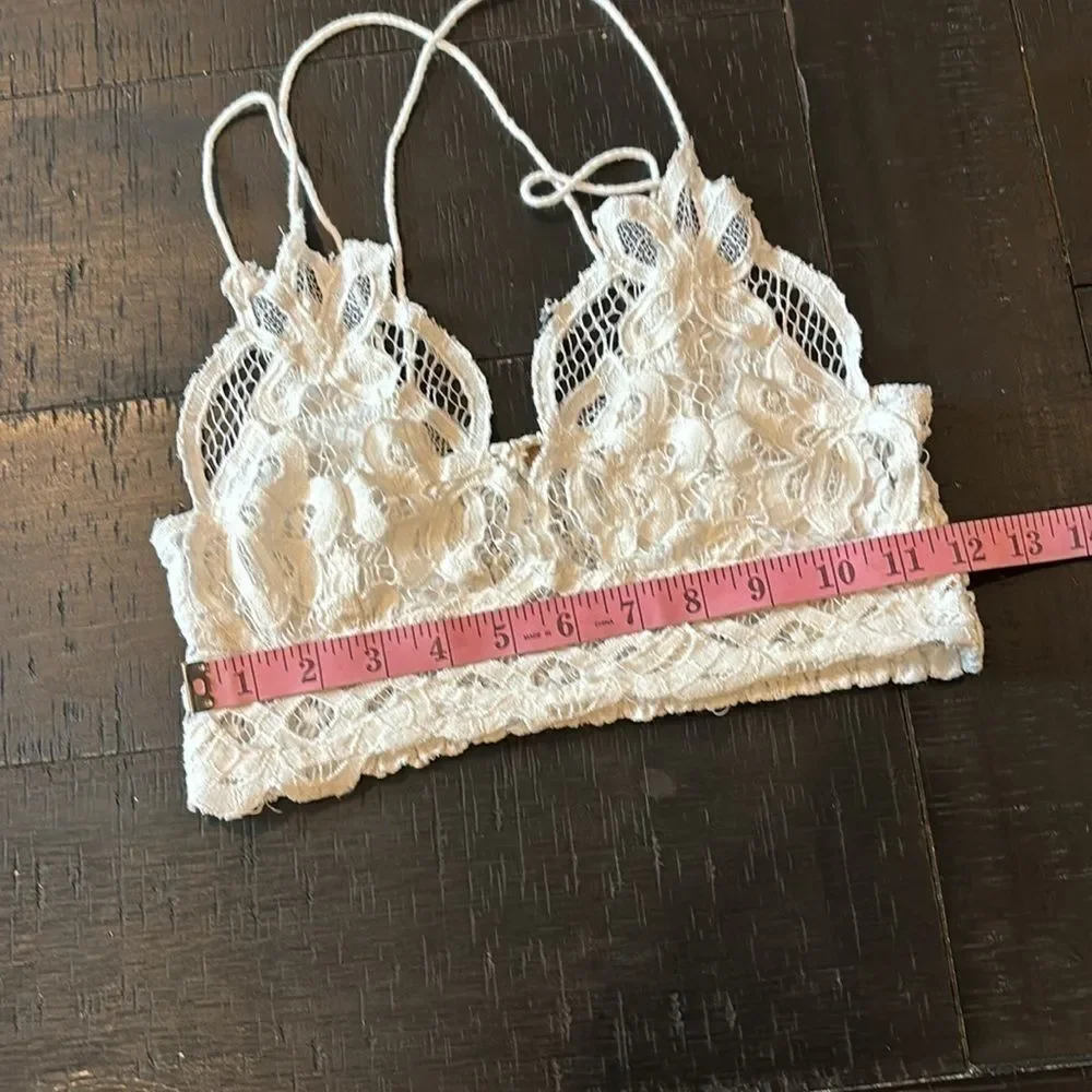 Free People Bralette Adella White Lace XS-S​​​​​​​